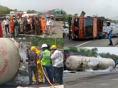 Mumbai-Ahmedabad Highway : मेंढवन खिंडी जवळ टँकर अपघात; वायू गळतीने नागरिक भयभीत!