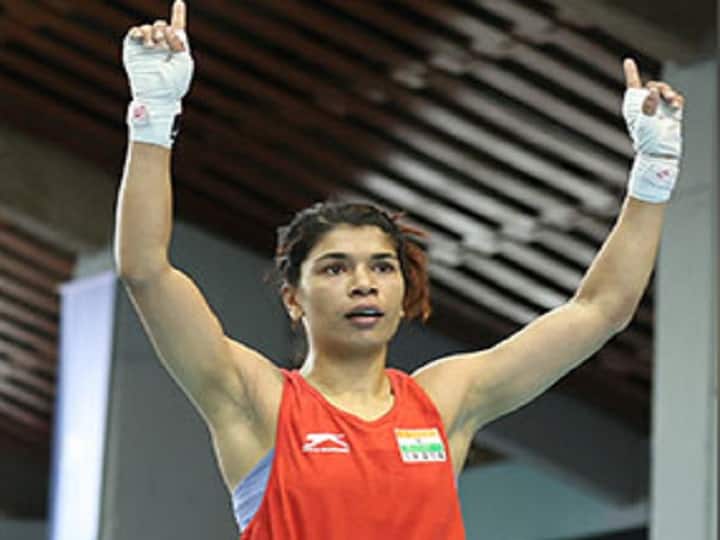 Womens World Boxing Championships 2022 Nikhat Zareen wins gold beats Thailand boxer Jitpong Jutamas Women's Boxing WC: Nikhat Zareen Wins Gold For India, Beats Thailand Boxer Jitpong Jutamas