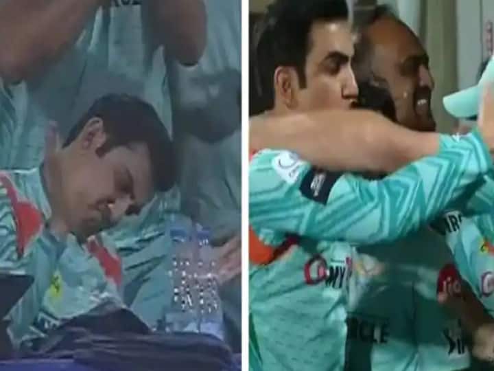 KKR vs LSG IPL 2022 Lucknow Super Giants beat Kolkata Knight Riders By 2 Runs mentor Gautam gambhir reaction went viral Watch Video : लखनौचा कोलकात्यावर रोमहर्षक विजय, मेंटोर गौतम गंभीरची रिएक्शन व्हायरल