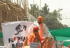 Navjot sidhu ਨੇ Patiala 'ਚ ਹਾਥੀ 'ਤੇ ਚੜ੍ਹ ਕੇ ਕੀਤਾ ਅਨੋਖਾ ਪ੍ਰਦਰਸ਼ਨ @ABP Sanjha ​
