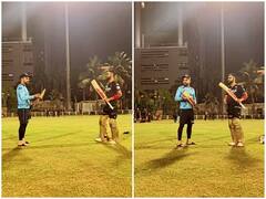 Video: 'करो या मरो' के मुकाबले से पहले कोहली ने राशिद को दिया खास तोहफा, देखें वीडियो