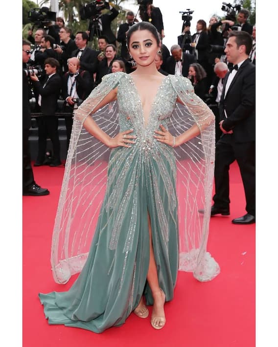 Cannes 2022: Helly Shah Makes Her Way To The Red Carpet In A Beautiful Gown - SEE PICS