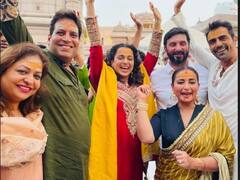 वाराणसी में तैरती LED स्क्रीन पर रिलीज़ किया गया कंगना की 'धाकड़' का टाइटल सॉन्ग, दिखा एक्ट्रेस का ऐसा रूप