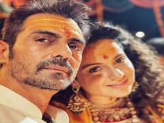 Dhakad: काशी विश्वनाथ मंदिर पहुंचीं कंगना रनौत, लगाए हर हर महादेव के जयकारे