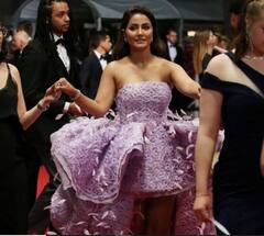 Cannes 2022: ਪਰਪਲ ਗਾਊਨ ਵਿੱਚ ਬਾਰਬੀ ਡੌਲ ਲੱਗੀ ਹਿਨਾ ਖਾਨ, ਮੁਸਕੁਰਾਹਟ ਨੇ ਲੁੱਟੀ ਮਹਿਫਲ