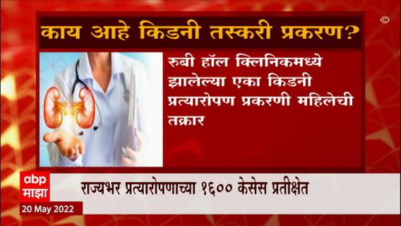 Pune Kidney Transplantation: रुबी हॉल प्रकरणानंतर अवयव प्रत्यारोपणाला ब्रेक ABP Majha