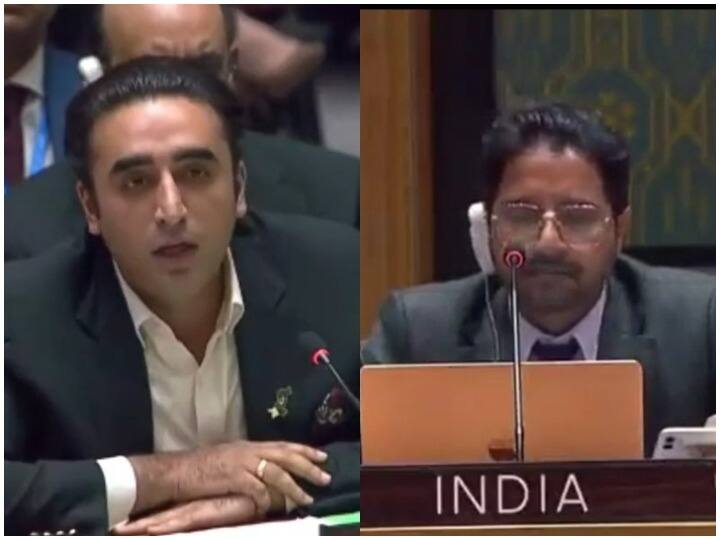 India slams Pakistan Foreign Minister Bilawal Bhutto Zardari over Kashmir remarks at UNSC UNSC में पाकिस्तानी विदेश मंत्री बिलावल भुट्टो ने किया कश्मीर का जिक्र तो भारत ने लगाई लताड़, कहा- रटी रटाई थी प्रतिक्रिया