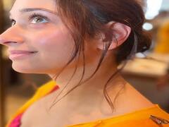 Actor Tamanna: தமன்னாவிடம் கொஞ்சி விளையாடும் வண்ணத்துப்பூச்சி; அழகு கிளிக்ஸ்!