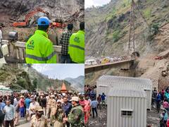 Jammu Tunnel Collapse: जम्मू-श्रीनगर हाईवे पर टनल का एक हिस्सा ढहने से 10 लोग फंसे, रेस्क्यू ऑपरेशन जारी, देखें PHOTOS