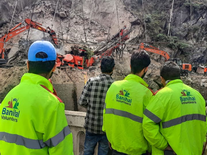 The length of the tunnel is around 3 meters only and whether they are inside it or outside the tunnel area is not specifically known. Debris is all-around. There are chances of suffocation also,” an official said, adding, “the rescue operation has been going on since 12 a.m.
