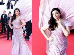 Cannes Film Festival 2022 : ऐश्वर्या रायच्या रेड कार्पेट लूकने वेधलं लक्ष!