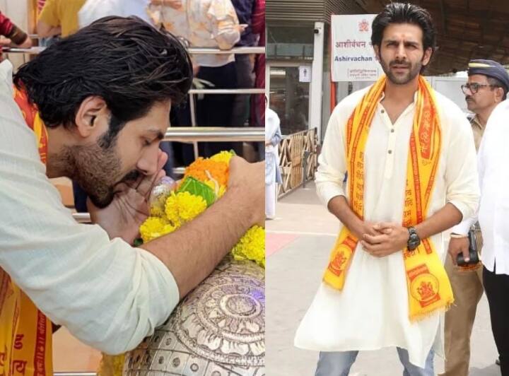 कार्तिक आर्यन (Karthik Aryan) अपनी रिलीज हुई फिल्म ‘भूल भुलैया 2 को लेकर लगातार चर्चा में बने हुए हैं. बीते कई दिनों से अपनी को स्टार कियारा आडवाणी के साथ उन्हें फिल्म के प्रमोशनल इवेंट्स में शामिल होते देखा जा रहा था. अब फिल्म रिलीज के बाद एक्टर की सिद्धिविनायक मंदिर से तस्वीरें सामने आई हैं.