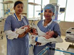 Chhattisgarh: डाक्टरों और नर्सों की सूझबूझ लाई रंग, नॉर्मल डिलीवरी में महिला ने 3 बच्चों को दिया जन्म