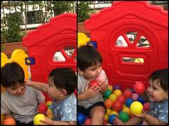 Sibling Goals: भाई जेह अली खान के साथ कुछ यूं खेलते दिखे तैमूर अली खान, बुआ ने शेयर की ये खूबसूरत तस्वीरें