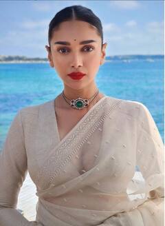 Cannes Film Festival 2022: રેડ કાર્પેટ પર વ્હાઈટ સાડીમાં અદિતીનો કિલ્લર અંદાજ
