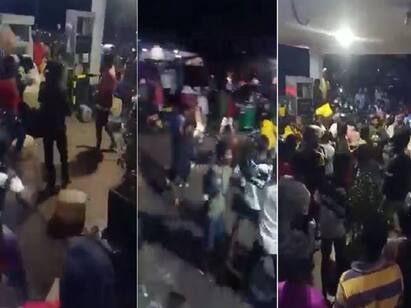 Srilanka people fight at petrol bunk for petrol Srilanka: மோசமாகும் தெல்லிப்பளை நிலை.. தங்களுக்குள் மோதிக்கொள்ளும் இலங்கை மக்கள்.. பதறவைக்கும் காட்சிகள்..