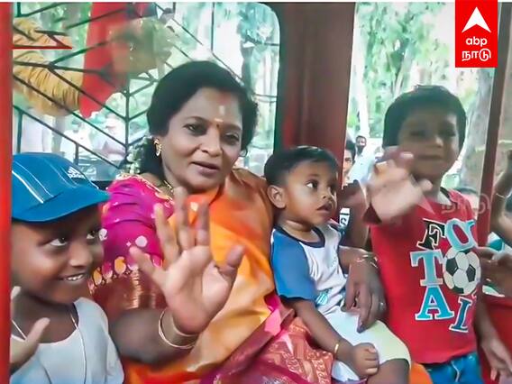 Tamilisai Soundararajan with Kids : குழந்தைகளுடன் ரயில் பயணம்..மகிழ்ந்த ஆளுநர் தமிழிசை