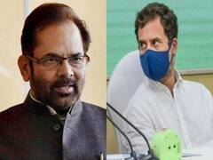 BJP on Rahul Gandhi: लद्दाख और डोकलाम को लेकर राहुल गांधी के बयान पर बीजेपी का पलटवार, नकवी बोले - 'गेट वेल सून'