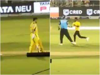 IPL 2022: Fan Breaches Security To Meet MS Dhoni During CSK vs RR Match, Video Surfaces