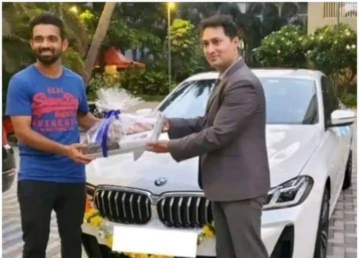 ipl 2022 ajinkya rahane buys a bmw car as soon as he comes out of the bio bubble IPL 2022 : अजिंक्य रहाणेनं खरेदी केली कार, किंमत वाचून बसेल धक्का