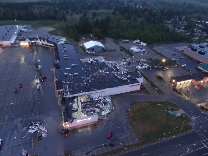 Tornado caused havoc in the US state of Michigan one killed 40 injured ਅਮਰੀਕਾ ਦੇ Michigan ਸੂਬੇ 'ਚ ਤੂਫਾਨ ਨੇ ਮਚਾਈ ਤਬਾਹੀ, ਇੱਕ ਦੀ ਮੌਤ, 40 ਜ਼ਖ਼ਮੀ