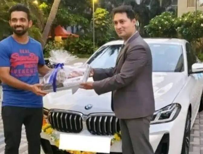 Indian cricketer Ajinkya Rahane’s latest ride is a BMW 6 Series worth Rs. 70 lakhs IPL 2022: બાયો બબલમાંથી બહાર આવતા જ  રહાણેએ ખરીદી  BMW કાર, કિંમત જાણીને ચોંકી ઉઠશો?