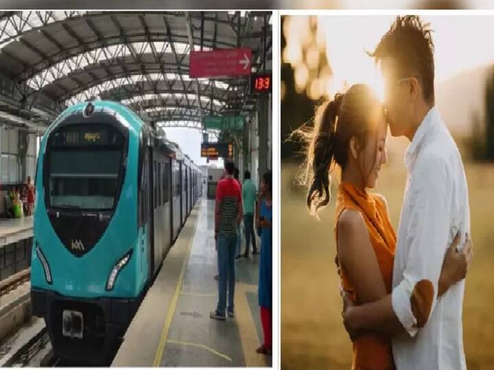 Kochi Metro to rent out trains, stations for wedding shoot Metro for wedding shoot: இனி புது லொகேஷன்.. புதுப்புது போஸ்.. திருமண போட்டோஷூட்டுக்கு மெட்ரோ ரயில் வாடகைக்கு..!