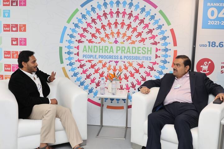 సీఎంతో భేటీ అయిన అదానీ గ్రూపు సంస్థల ఛైర్మన్ గౌతం అదానీ