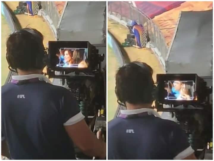 MI vc DC IPL 2022 spectators made video of cameraman focusing on the cute girl IPL 2022: दर्शक ने बनाया कैमरामैन का वीडियो, क्यूट गर्ल पर कर रहा था फोकस