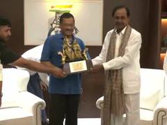 Telangana CM KCR Meets Arvind Kejriwal, Discusses National Politics And Other Issues