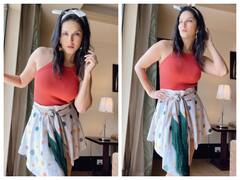 Sunny Leone Photos: रेड टॉप पहने बेहद क्यूट अंदाज़ में नजर आईं सनी लियोनी, तस्वीरें देख आपको भी हो जाएगा प्यार!