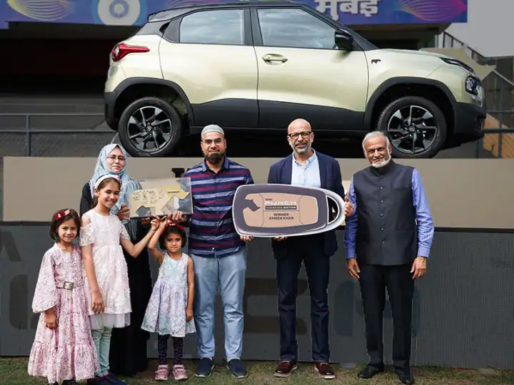 Tata Punch Kaziranga Edition ਵਿਜੇਤਾ ਨੂੰ ਕਾਰ ਨਾਲ ਮਿਲਿਆ ਇਹ ਆਫਰ, ਸਟੇਡੀਅਮ 'ਚ ਦਿੱਤੀ ਗਈ ਕਾਰ ਦੀ ਚਾਬੀ