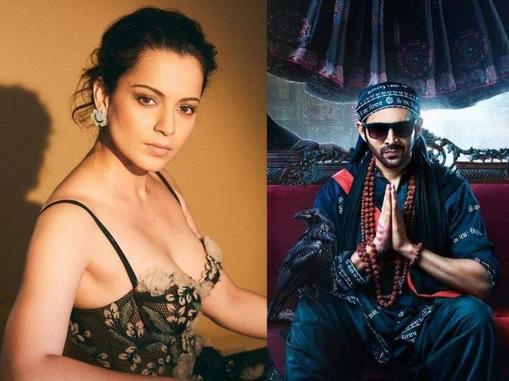 kangana ranaut praises kartik aaryan and kiara advani bhool bhulaiyaa 2 Bhool Bhulaiyaa 2 :'बॉक्स ऑफिसवरील दुष्काळ संपवला'; कंगनाकडून भूल भुलैय्या-2 चं कौतुक