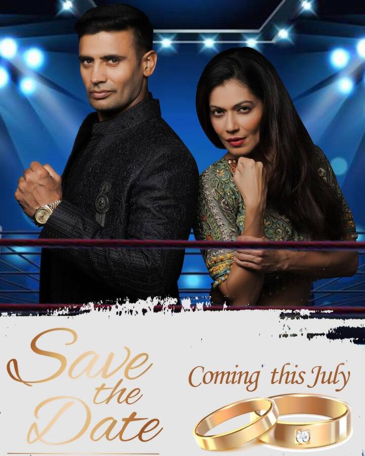 या जोडप्याने त्यांच्या लग्नाची तारीखही जाहीर केली आहे. पायल आणि संग्राम जुलै महिन्यात लग्नबंधनात अडकणार आहेत. काही काळापूर्वी संग्राम सिंहने 'लॉक अप' या रिअॅलिटी शोमध्ये पायलला वचन दिले होते की ते जुलैमध्ये लग्न करतील.  (photo:sangramsingh_wrestler/ig)