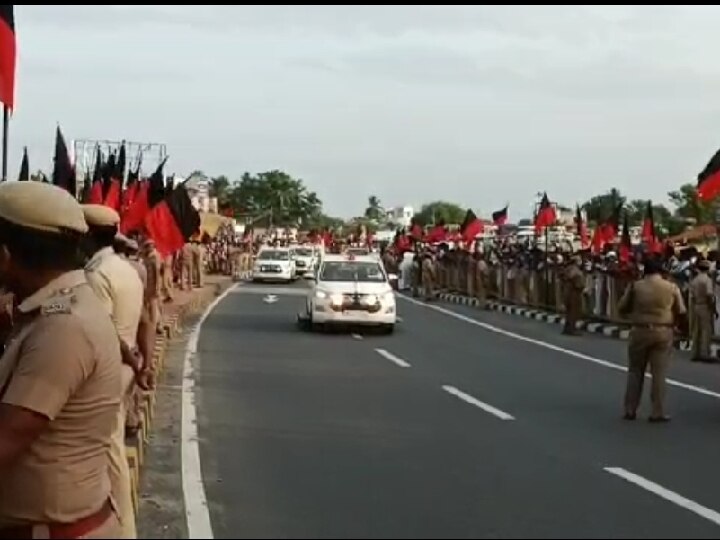 சேலத்துக்கு வருகை தந்த முதலமைச்சர் ஸ்டாலின்.. வழங்கப்பட்ட உற்சாக வரவேற்பு..