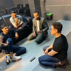 हरभजन ने आमिर खान और इरफान पठान के साथ शेयर की ये तस्वीरें, बोले- कप्तान के साथ एक बार फिर लगान