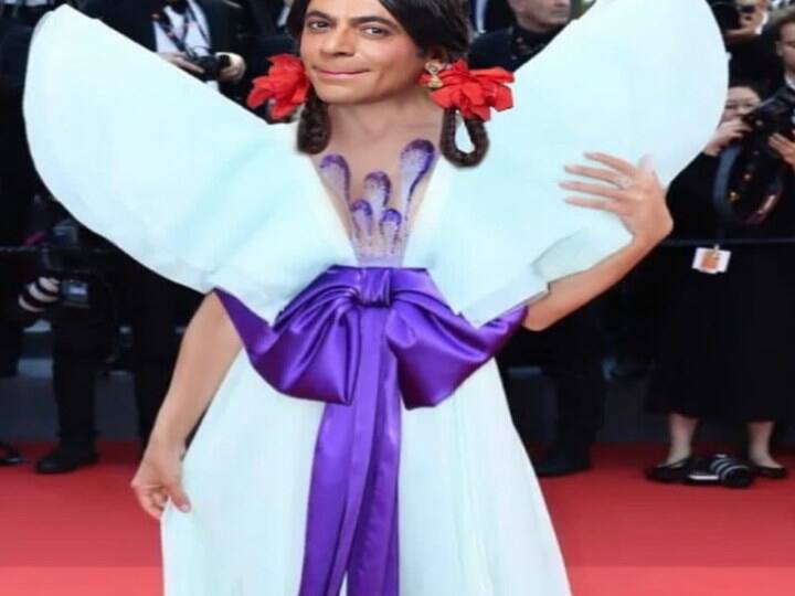 Cannes 2022: दीपिका, अदिति के बाद गुत्थी ने लगाया कांन्स रेड कारपेट पर हुस्न का तड़का Cannes 2022: sunil grover shares edited pic of his popular character guthi leaves internet in splits Cannes 2022: दीपिका, अदिति के बाद गुत्थी ने लगाया कांन्स रेड कारपेट पर हुस्न का तड़का
