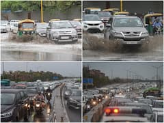 Delhi-NCR Traffic Jam: दिल्ली-एनसीआर में राहत के साथ आफत लाई बारिश, सड़कों पर गाड़ियों की लगी कतार, तस्वीरों में देखें हाल