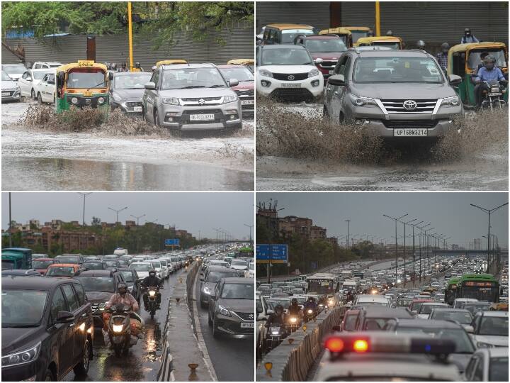 दिल्ली-एनसीआर में सोमवार सुबह तेज आंधी के साथ जमकर बारिश हुई. इस कारण चिलचिलाती गर्मी से तो राहत मिली लेकिन लोगों को काफी दिक्कतें भी हुई. दरअसल कई जगहों पर जलभराव भी हो गया और कई जगहों पर पेड़ उखड़कर सड़क पर गिर गए इस कारण यातायात पर काफी प्रभाव पड़ा. दिल्ली, गुरुग्राम, नोएडा, गाजियाबाद में सुबह से जाम की स्थिति बनी हुई है.