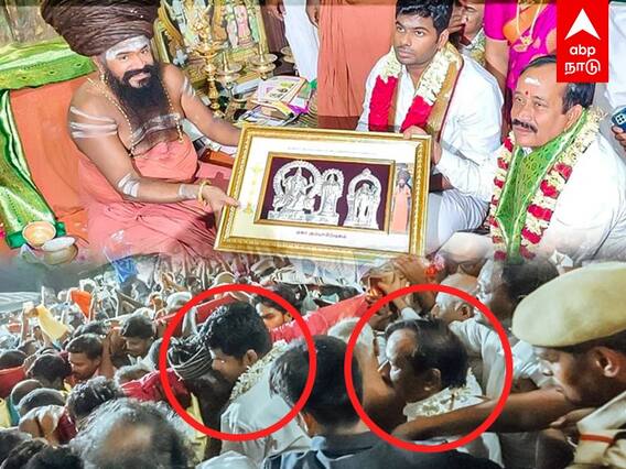 Annamalai : பட்டிணப் பிரவேசத்தில் பல்லக்கு தூக்கிய அண்ணாமலை, ஹெச்.ராஜா..வைரலாகும் காட்சிகள்