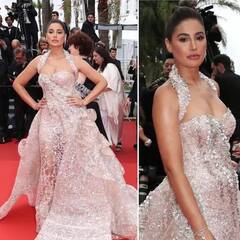 Nargis Fakhri Cannes 2022: નરગિસ ફાખરીએ પિંક બ્લશ ગાઉન પહેરી કાન્સમાં રેડ કાર્પેટ પર બતાવ્યો સિઝલિંગ લુક