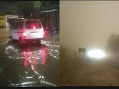 Jhunjhunu Weather Update: झुंझुनू में जमकर उड़ी धूल और हुई जबरदस्त बारिश, बदला मौसम का मिजाज