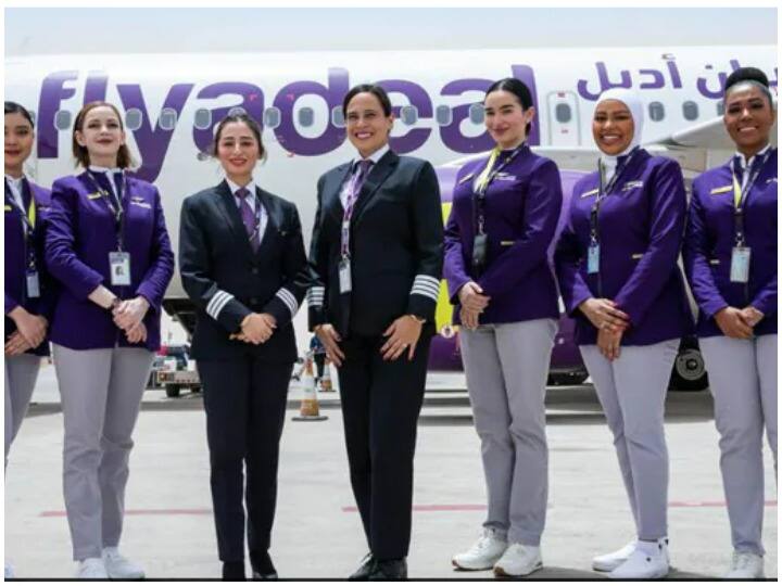 Saudi Arabia set a great example of women empowerment, all crew members including pilots were women सऊदी अरब ने पेश की महिला सशक्तिकरण की बड़ी मिसाल, पायलट समेत सभी क्रू मेंबर्स रहीं महिलाएं