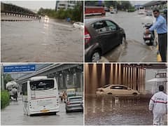 Water Logging in Gurugram:  गुरुग्राम में बारिश बनी आफत, कई जगहों पर जलमग्न हुई सड़के, ट्रैफिक पर पड़ा असर, तस्वीरों में देखें हालात