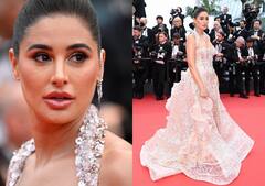 Nargis Fakhri Cannes 2022: सामने आया नरगिस फाखरी का कान्स लुक, पिंक ब्लश गाउन पहने एक्ट्रेस ने गिराईं रेड कार्पेट पर बिजलियां