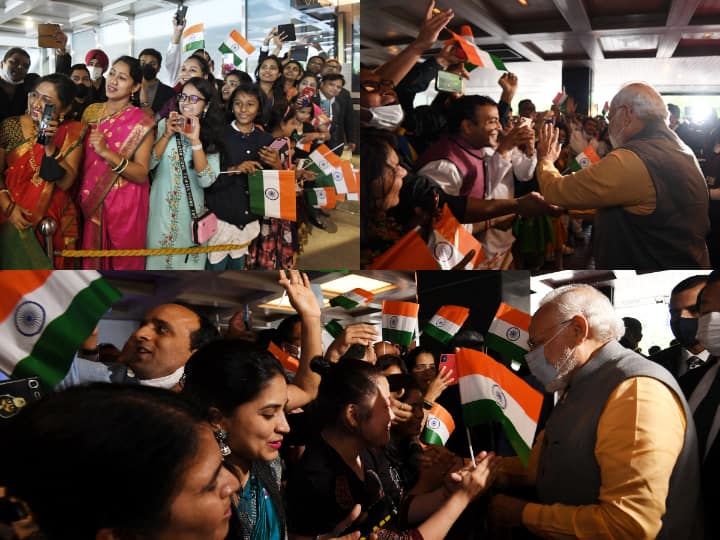 Quad Summit Japan: PM Modi Receives Hearty Welcome From Indian Diaspora In Tokyo, Lauds Japanese Kid Speaking Hindi Modi In Tokyo: PM Receives Hearty Welcome From Indian Diaspora, Lauds Japanese Kid Speaking Hindi | WATCH