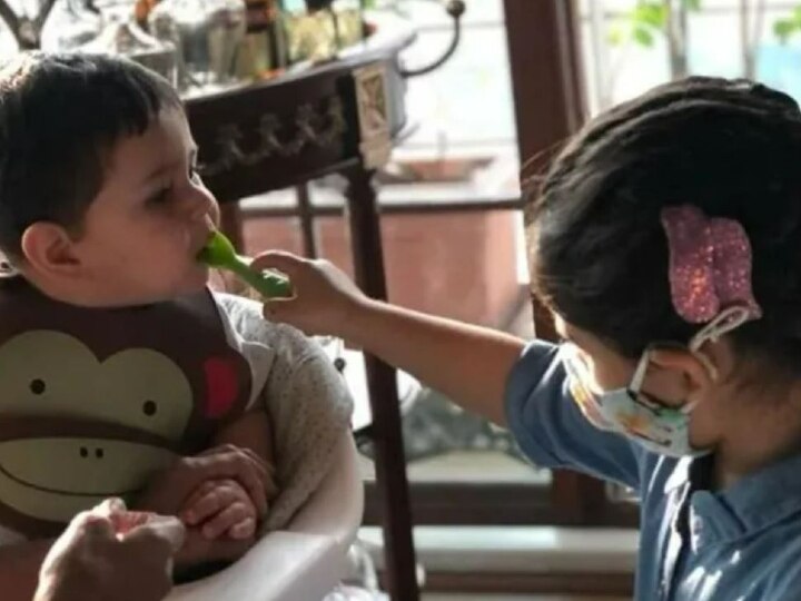 Jehangir Ali Khan Gets All The Attention From Cousin Inaaya, Soha Ali Khan's Daughter