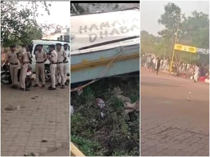 Rajnandgaon Dhaba rioters wreaked havoc situation tense heavy police force deployed ANN Rajnandgaon News: ढाबे में बवाल, उपद्रवियों ने सामान किया तहस-नहस, स्थिति तनावपूर्ण, भारी पुलिस बल तैनात