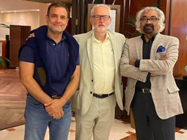 Rahul Gandhi Met Jeremy Corbyn: बीजेपी ने जेरेमी कोरबिन से राहुल गांधी की मुलाकात पर साधा निशाना, कांग्रेस ने किया पलटवार BJP attack Rahul Gandhi over photo with UK MP Jeremy Corbyn Congress replied with a PM Modi pic too Rahul Gandhi Met Jeremy Corbyn: बीजेपी ने जेरेमी कोरबिन से राहुल गांधी की मुलाकात पर साधा निशाना, कांग्रेस ने किया पलटवार