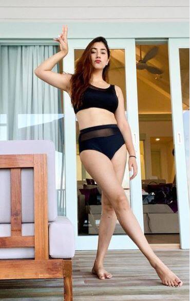 ਮਾਲਦੀਵ 'ਚ ਦਿਸ਼ਾ ਪਰਮਾਰ ਦਾ ਬਲੈਕ ਬਿਕਨੀ 'ਚ ਦਿਖਿਆ ਨਵਾਂ ਅਵਤਾਰ